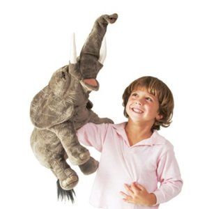 Folkmanis elephant puppet